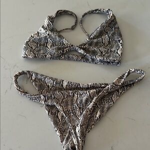 Snakeskin Bikini Set - Ark Swim